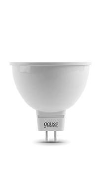 Лампа Gauss LED MR16 Lens 5Вт GU5.3